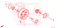 ACHTER WIEL voor Honda CR 650 R E-CLUTCH 2024