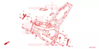 FRAME CHASSIS voor Honda CR 650 R E-CLUTCH 2024