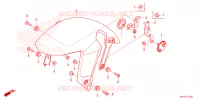 VOORSPATBORD voor Honda CR 650 R E-CLUTCH 2024