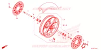 VOORWIEL voor Honda CR 650 R E-CLUTCH 2024