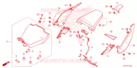ZITTING   KAP ACHTER voor Honda CR 650 R E-CLUTCH 2024