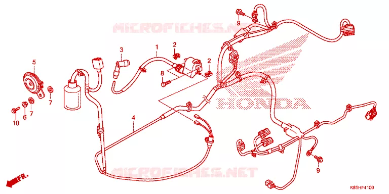BEDRADINGSBUNDEL Honda SCOOTER 110 BEAT 2019  ACH110CSFK_PH
