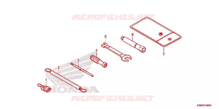 GEREEDSCHAP Honda SCOOTER 150 ADV 2022  ADV150AM_2CA