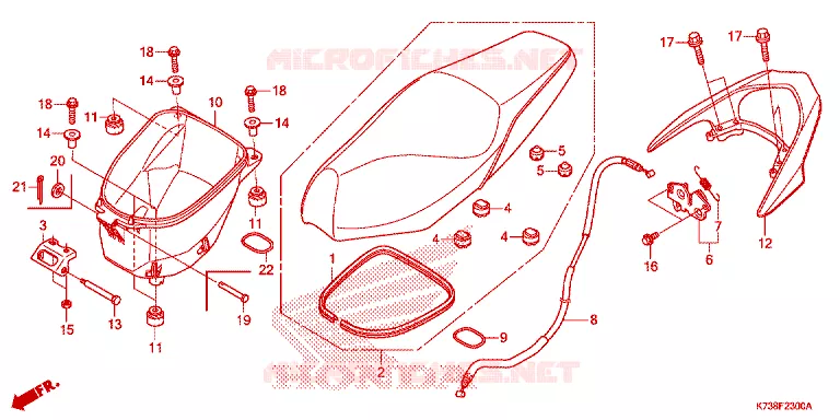 ZADEL Honda MOTO 125 WAVE 2016  AFS125CSFG