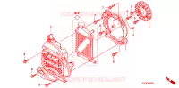     COOLING FAN/RADIATOR COVER voor Honda AIRBLADE 110 2008