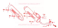 UITLAATDEMPER voor Honda AIRBLADE 110 2008