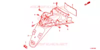 ACHTERSPATBORD  voor Honda SCOOPY 110 2014