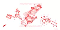 FRAME CHASSIS voor Honda SCOOPY 110 2014