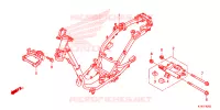 FRAME CHASSIS voor Honda SCOOPY 110 ACTIVE BOY 2014