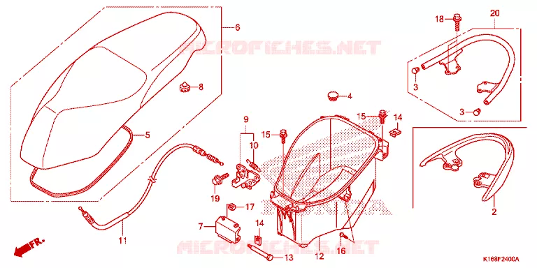 ZADEL Honda SCOOTER 110 SCOOPY 2015  ACF110SFF