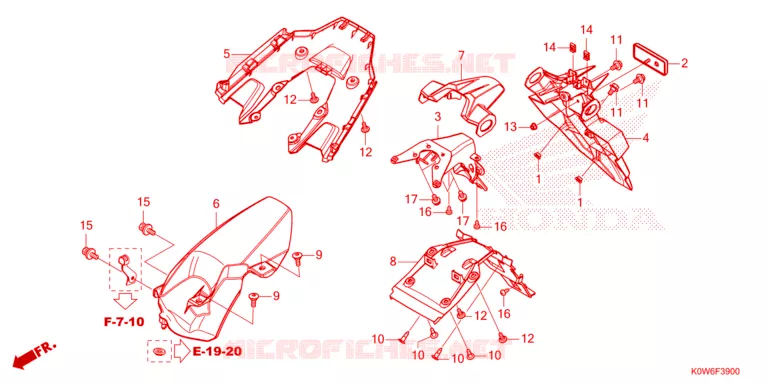 ACHTERSPATBORD  Honda SCOOTER 160 ADV 2024  ADV160AS_MA