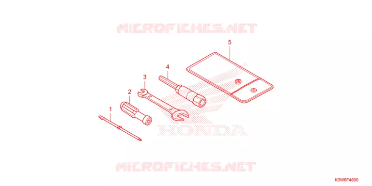 GEREEDSCHAP Honda SCOOTER 160 ADV 2024  ADV160AS_MA