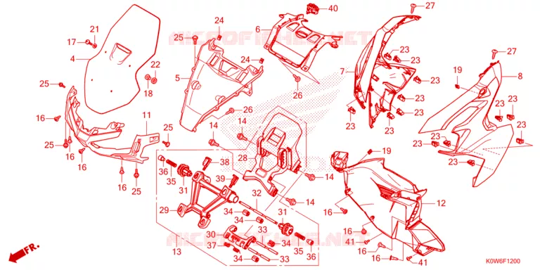 VOORKAP Honda SCOOTER 160 ADV 2024  ADV160AS_MA