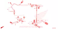 PEDAAL voor Honda CBR 500 R ABS 2024