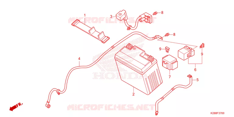 ACCU Honda MOTO 125 CRF 2025  CRF125FS
