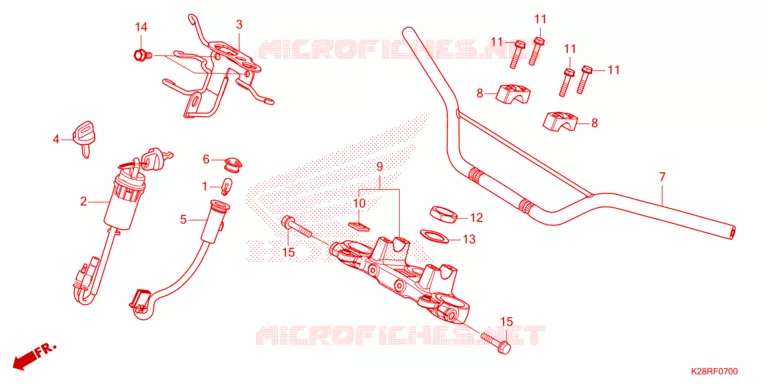 STUUR Honda MOTO 125 CRF 2025  CRF125FS