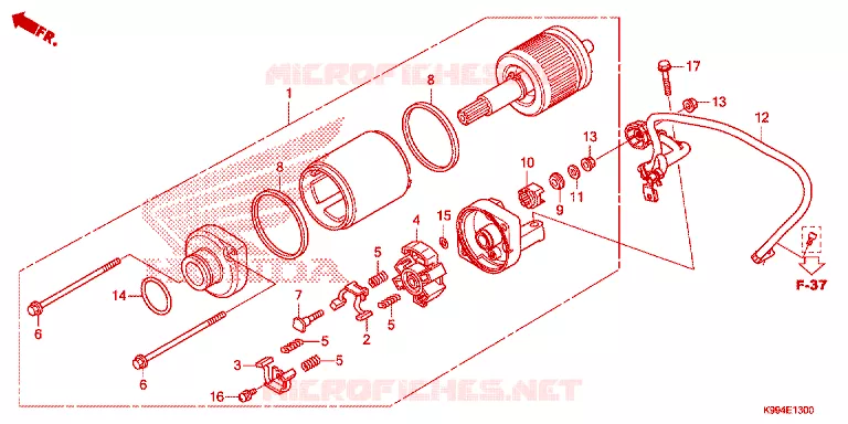 STARTMOTOR Honda MOTO 250 CRF 2025  CRF250FS