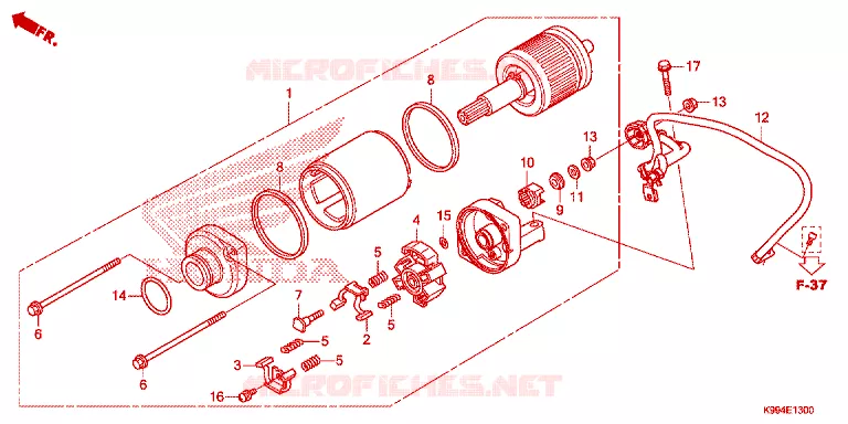 STARTMOTOR Honda MOTO 250 CRF 2025  CRF250FS