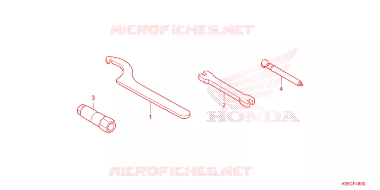 GEREEDSCHAP Honda MOTO 250 CRF 2025  CRF250RS