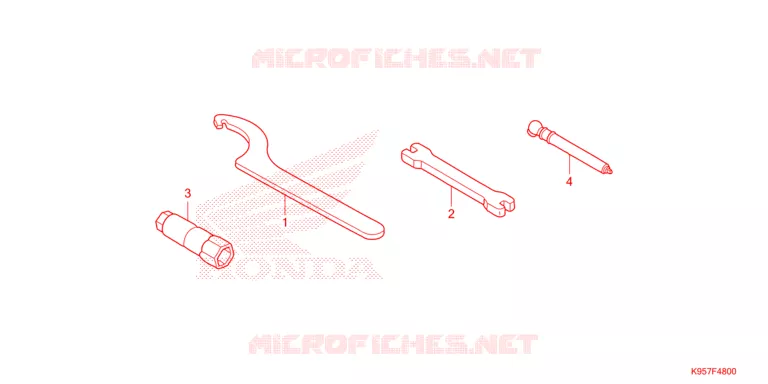 GEREEDSCHAP Honda MOTO 250 CRF 2025  CRF250RWES