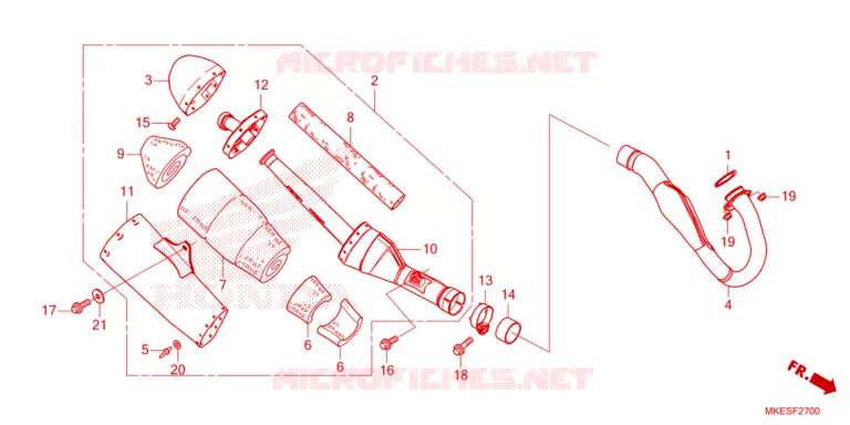 UITLAATDEMPER Honda MOTO 450 CRF 2025  CRF450RS