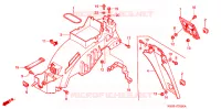 ACHTERSPATBORD  voor Honda NSR 125 R 1995