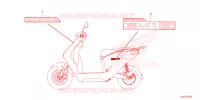 EMBLEEM/STREEP voor Honda EM1e 2024