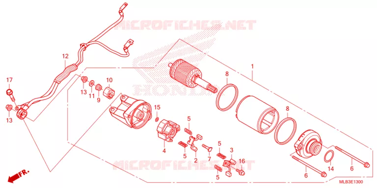 STARTMOTOR Honda MOTO 750 HORNET 2024  CB750AP