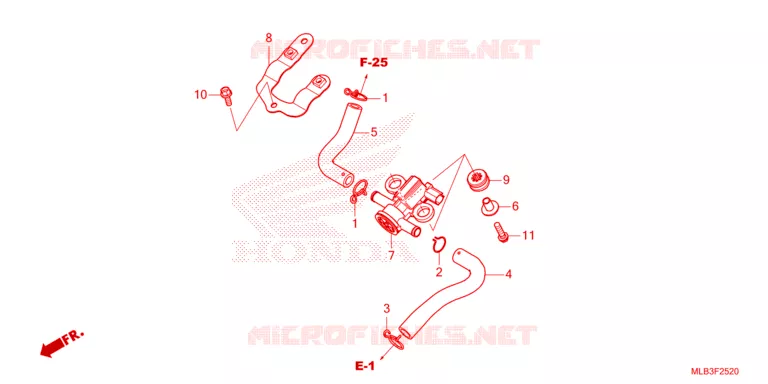 REGELKLEP LUCHTINJECTIE Honda MOTO 750 HORNET 2024  CB750AR