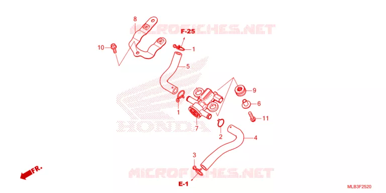LUCHTINJECTIE SOLENOIDEKLEP Honda MOTO 750 HORNET 2024  CB750AP