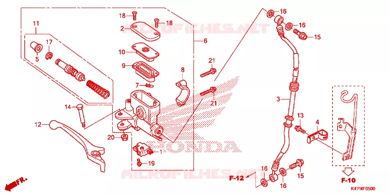REMPOMP VOOR Honda MOTO 125 DASH 2023  AFP125CRFN
