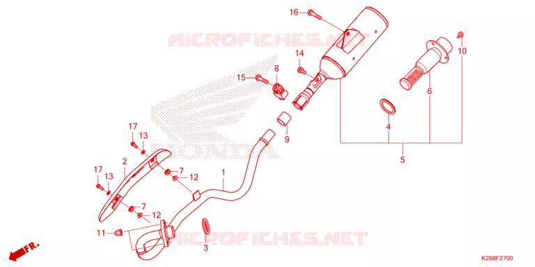 UITLAATDEMPER Honda MOTO 125 CRF 2025  CRF125FS