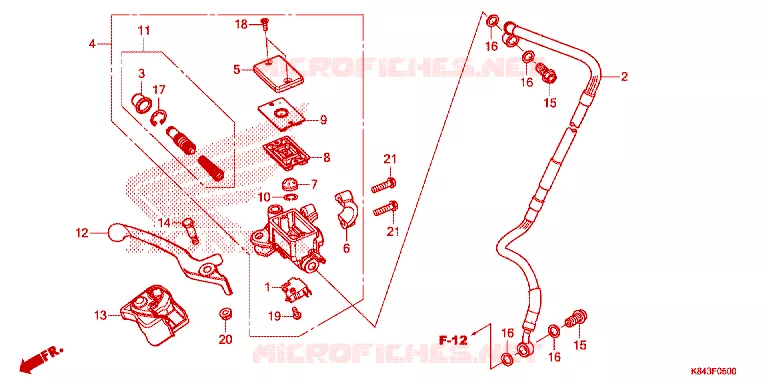 REMPOMP VOOR Honda MOTO 150 CRF 2021  CRF150LL