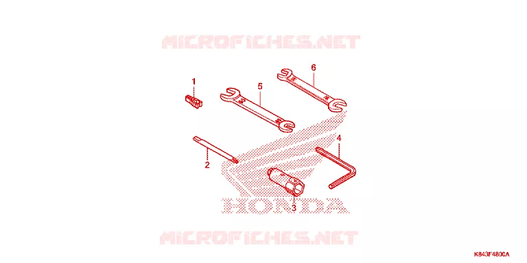 GEREEDSCHAP Honda MOTO 150 CRF 2024  CRF150LN