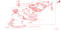 ACHTER COMBINATIE LICHT voor Honda WAVE 110 RSX, front drum, spoked wheels 2023