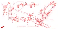 FRAME CHASSIS voor Honda WAVE 110 RSX, front drum, spoked wheels 2023