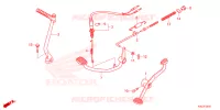 PEDAAL/KICKSTARTER ARM voor Honda WAVE 110 RSX, front drum, spoked wheels 2023