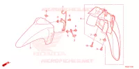 VOORSPATBORD voor Honda WAVE 110 RSX, front drum, spoked wheels 2023