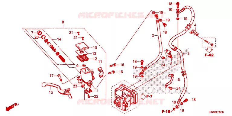 REMPOMP VOOR Honda SCOOTER 150 ADV 2022  ADV150AM