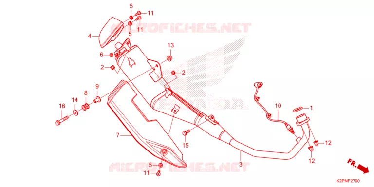 UITLAATDEMPER Honda MOTO 150 WINNER 2024  FS150FAR