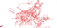 FRAME CHASSIS voor Honda GL 1500 GOLD WING ASPENCADE 1998