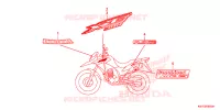 EMBLEEM/STREEP voor Honda XRE 300 2017