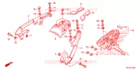 ACHTERSPATBORD  voor Honda XRE 300 2021