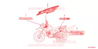 EMBLEEM/STREEP voor Honda XRE 300 2021