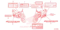 WAARSCHUWINGSLABEL voor Honda XRE 300 2022