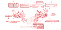 WAARSCHUWINGSLABEL voor Honda XRE 300 2022