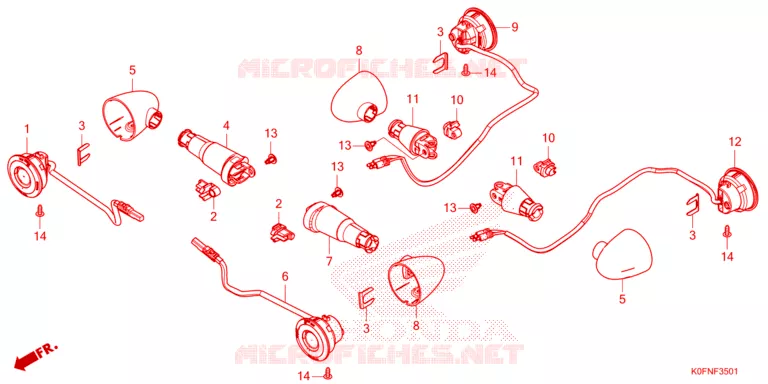 KNIPPERLICHT Honda MOTO 125 MONKEY 2025  Z125MAS