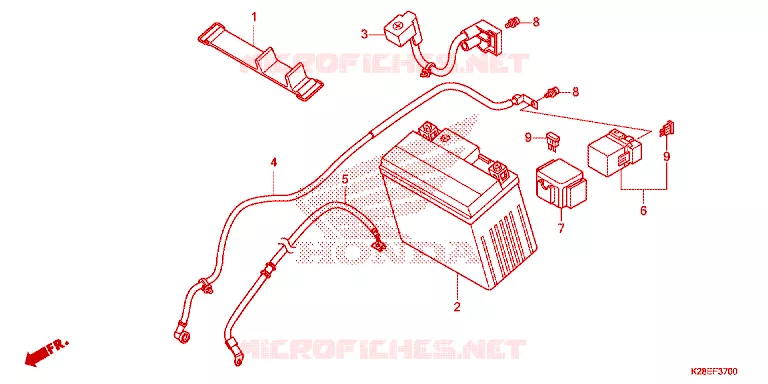 ACCU Honda MOTO 125 CRF 2024  CRF125FP