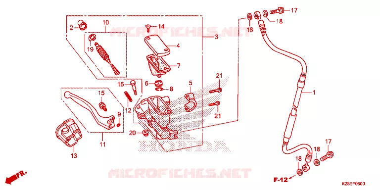 REMPOMP VOOR Honda MOTO 125 CRF 2023  CRF125FP