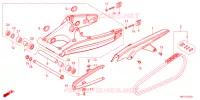 ACHTERBRUG voor Honda CB 650 R 2023